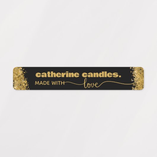 Kleurrijke dunne kaars Tamper-Proof Seal Label (Design 1)