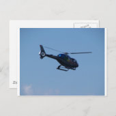 Kleurrijke E120-helikopter Briefkaart (Voorkant / Achterkant)