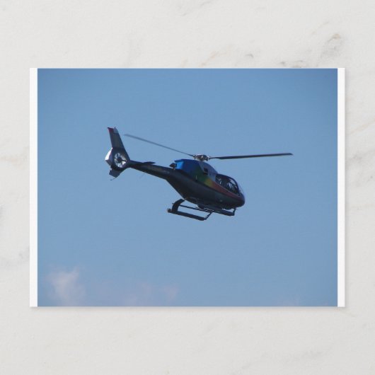 Kleurrijke E120-helikopter Briefkaart (Voorkant)