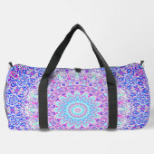Kleurrijke Eclectische Boho Hippie Mandala Plunjezak (Achterkant)