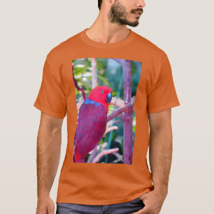 Kleurrijke eclectorpapegaai t-shirt