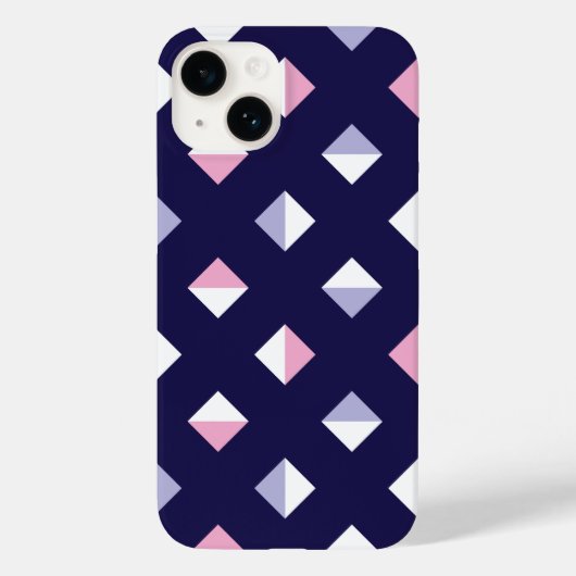 Kleurrijke edelsteen naadloos patroon Case-Mate iPhone case (Achterkant)