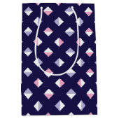 Kleurrijke edelsteen naadloos patroon medium cadeauzakje (Voorkant)