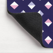 Kleurrijke edelsteen naadloos patroon muismat (Hoek)