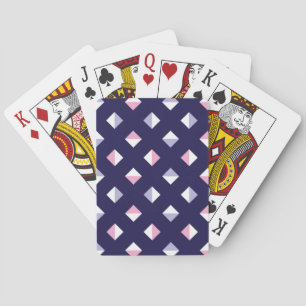 Kleurrijke edelsteen naadloos patroon pokerkaarten