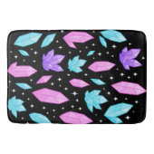 Kleurrijke edelstenen in de kosmische ruimte badmat (Voorkant)