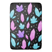 Kleurrijke edelstenen in de kosmische ruimte badmat (Voorkant Verticaal)