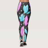 Kleurrijke edelstenen in de kosmische ruimte leggings (Achterkant)
