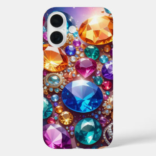 Kleurrijke edelstenen & juwelen iPhone / iPad hoes