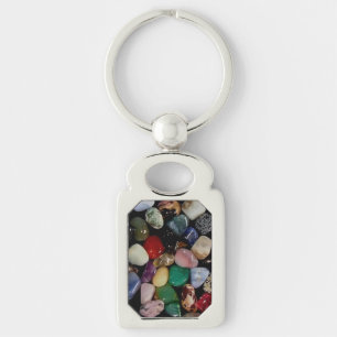 Kleurrijke Edelstenen Sleutelhanger