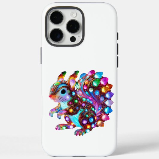 Kleurrijke Eekhoorn - Natuur's Whimsy in Vibrant C Case-Mate iPhone Case (Achterkant)