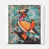 Kleurrijke eend magneet (Voorkant)