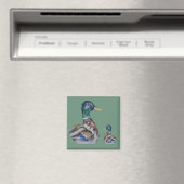 Kleurrijke eend magneet (Insitu (Vaatwasser))