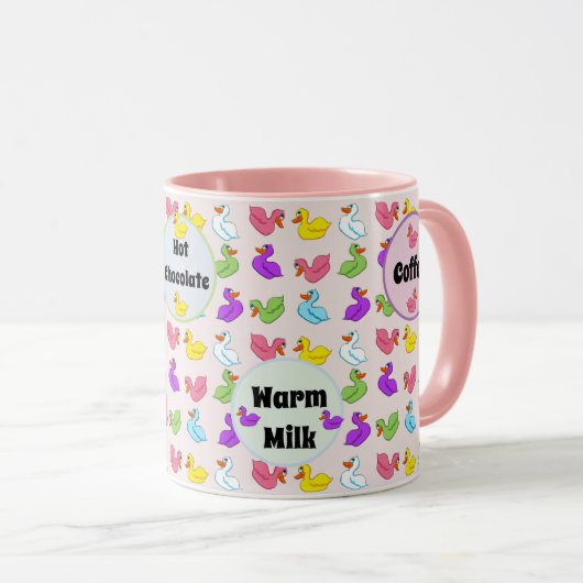 Kleurrijke eenden Mok (Voorkant rechts)