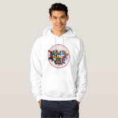 "Kleurrijke eenheid" Hoodie (Voorkant volledig)
