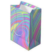 Kleurrijke eenhoorn cadeautas (Voorkant Gekanteld)