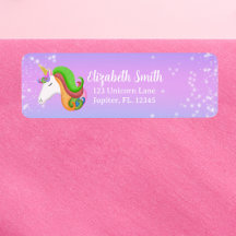 Kleurrijke Eenhoorn Glitter Personaliseer