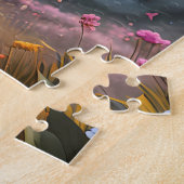 Kleurrijke Eenhoorn Puzzel (Zijkant)
