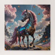Kleurrijke Eenhoorn Puzzel