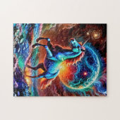 Kleurrijke Eenhoorn Puzzel (Horizontaal)