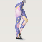 Kleurrijke Eenhoorn regenboog ballon patroon voor  Leggings (Rechts)