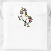 Kleurrijke eenhoorn Sticker (Tas)