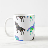 Kleurrijke eenhoorns koffiemok (Links)
