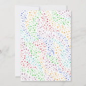 Kleurrijke Eenvoudige Jongen Verjaardag Kaart (Achterkant)