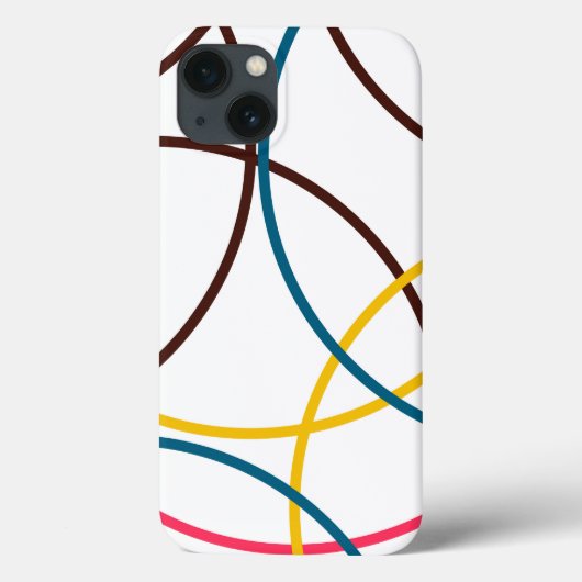 Kleurrijke, eenvoudige moderne, koele stadstrendci Case-Mate iPhone case (Achterkant)
