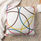 Kleurrijke, eenvoudige moderne, koele stadstrendci kussen (Deken)