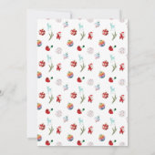 Kleurrijke Eenvoudige Vrolijk Kerstfeest Kaart (Achterkant)