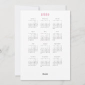 Kleurrijke eenvoudige vrolijke kerst feestdagenkaart (Achterkant)