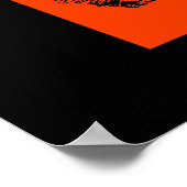 Kleurrijke egel en Echidna Poster (Hoek)