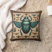 Kleurrijke Egyptische scarabeeën Kussen (Deken)