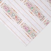Kleurrijke Eid Mubarak Tissuepapier (Detail)
