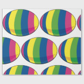 Kleurrijke eieren cadeaupapier (Vlak)