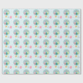 Kleurrijke eieren cadeaupapier (Vlak)