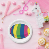 Kleurrijke eieren papieren bordje (Feest)