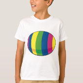 Kleurrijke eieren t-shirt (Voorkant)