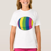 Kleurrijke eieren t-shirt (Voorkant)