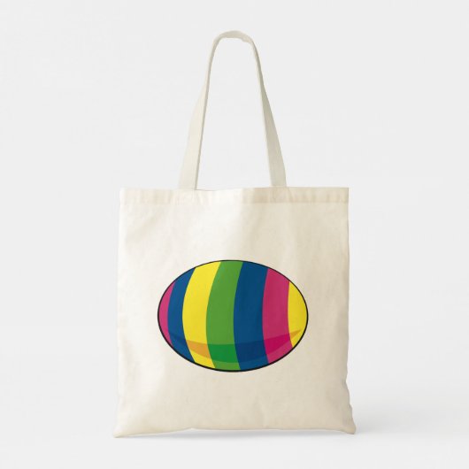 Kleurrijke eieren tote bag (Achterkant)