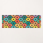 kleurrijke eierstok yogamat (Voorkant (horizontaal))