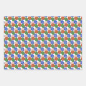 Kleurrijke eig patterned inpakpapier vel (Voorkant 3)