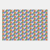 Kleurrijke eig patterned inpakpapier vel (Voorkant 2)