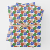 Kleurrijke eig patterned inpakpapier vel (In situ)