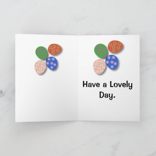 Kleurrijke eig patterned kaart (Binnen)