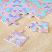 Kleurrijke eigenzinnige Boho Hippie Retro Pastel M Legpuzzel (Zijkant)
