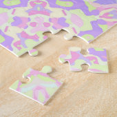 Kleurrijke eigenzinnige Groovy Boho Hippie Retro M Legpuzzel (Zijkant)