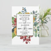 Kleurrijke Elegante Bloemen Kaart (Staand voorkant)