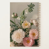 Kleurrijke Elegante  geïnspireerde bloemetjes Planner (Achterkant)
